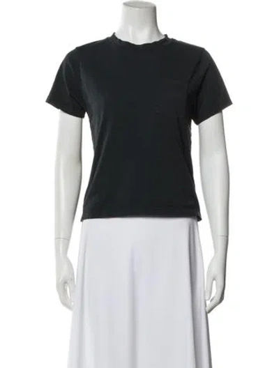 Pre-owned Kule Crew Neck Short Sleeve T-shirt In Gray