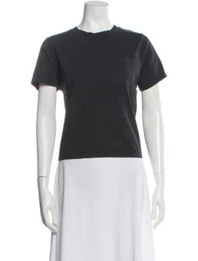 Pre-owned Kule Crew Neck Short Sleeve T-shirt In Gray