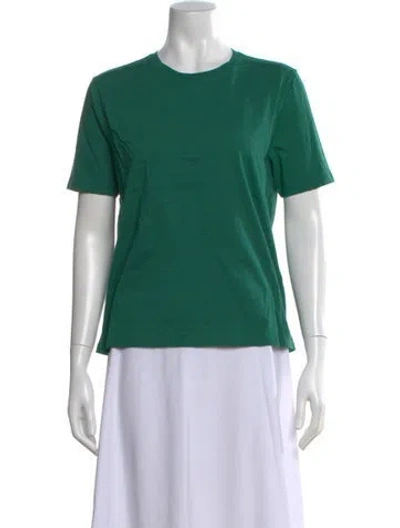 Pre-owned Kule Crew Neck Short Sleeve T-shirt In Green