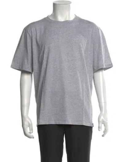 Pre-owned Kule Crew Neck Short Sleeve T-shirt In Grey