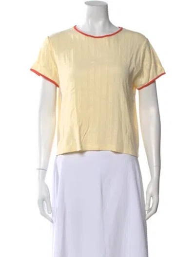 Pre-owned Kule Crew Neck Short Sleeve T-shirt In Multi