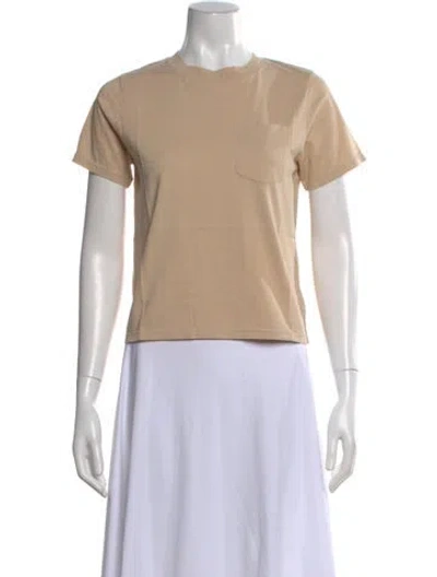 Pre-owned Kule Crew Neck Short Sleeve T-shirt W/ Tags In Neutral