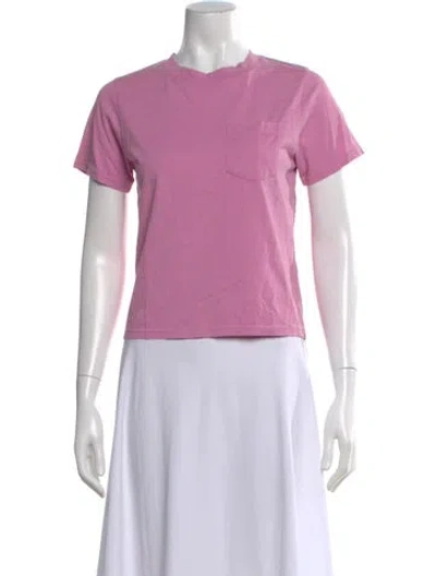 Pre-owned Kule Crew Neck Short Sleeve T-shirt W/ Tags In Pink