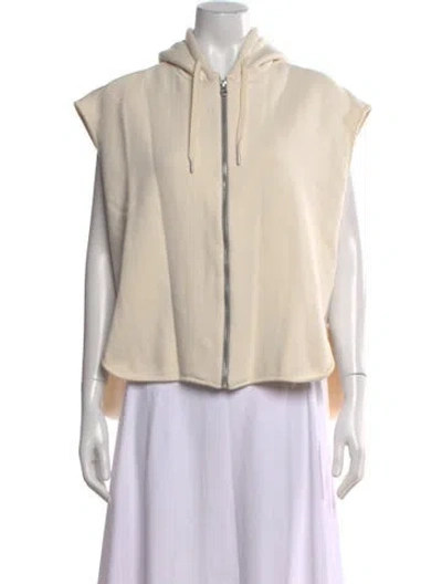 Pre-owned Kule Crew Neck Sleeveless Hoodie In Neutral