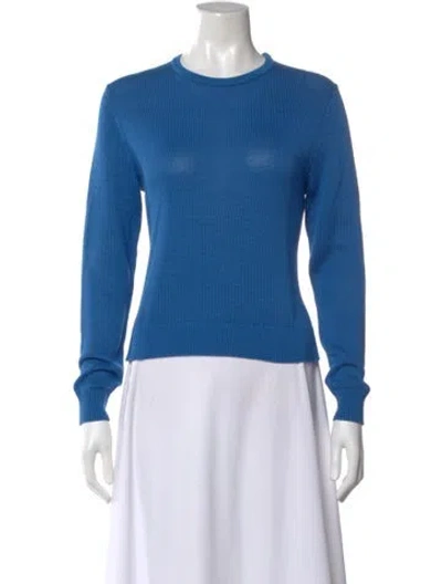 Pre-owned Kule Crew Neck Sweater In Blue