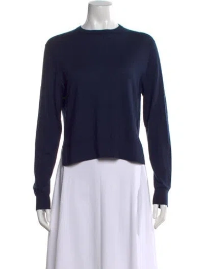 Pre-owned Kule Crew Neck Sweater In Blue