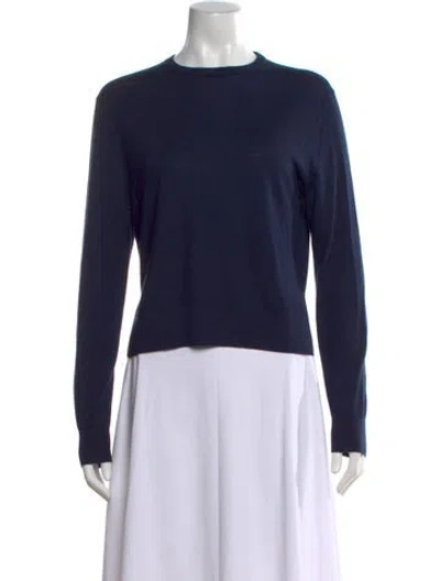 Pre-owned Kule Crew Neck Sweater In Blue