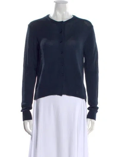 Pre-owned Kule Crew Neck Sweater In Blue