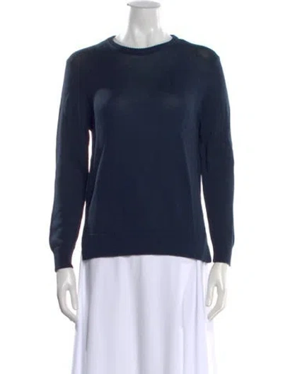 Pre-owned Kule Crew Neck Sweater In Blue
