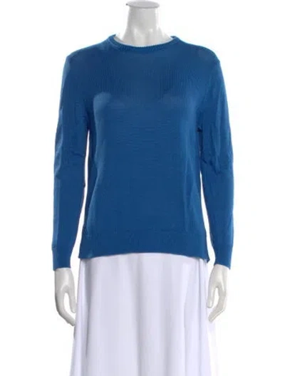 Pre-owned Kule Crew Neck Sweater In Blue