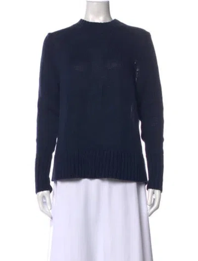 Pre-owned Kule Crew Neck Sweater In Blue