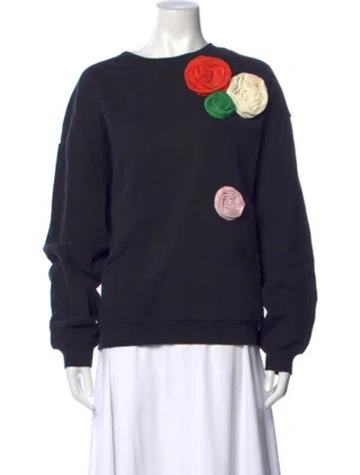 Pre-owned Kule Crew Neck Sweater In Blue