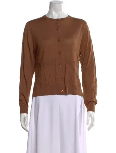 Pre-owned Kule Crew Neck Sweater In Brown