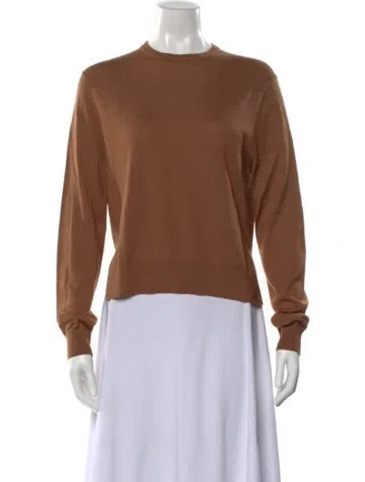 Pre-owned Kule Crew Neck Sweater In Brown