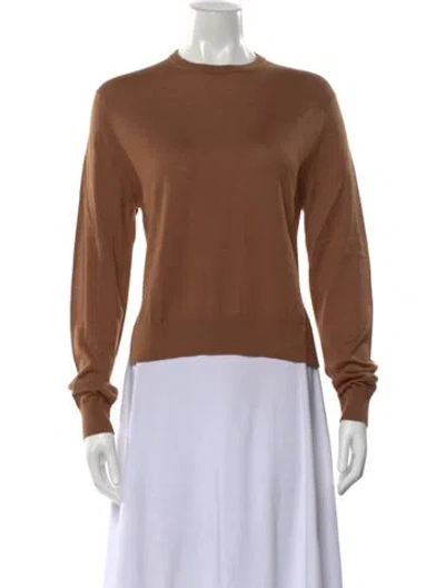 Pre-owned Kule Crew Neck Sweater In Brown