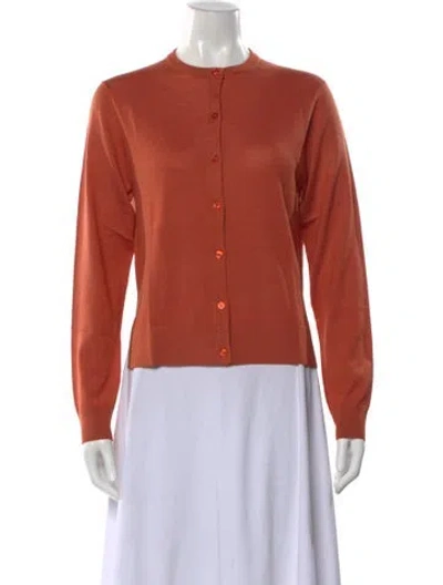 Pre-owned Kule Crew Neck Sweater In Orange