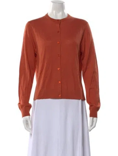 Pre-owned Kule Crew Neck Sweater In Orange