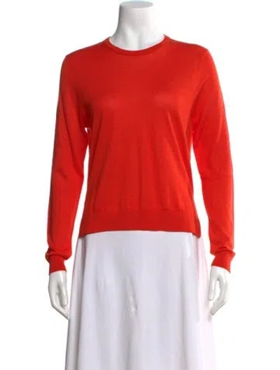 Pre-owned Kule Crew Neck Sweater In Orange