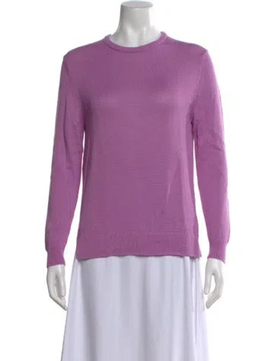 Pre-owned Kule Crew Neck Sweater In Purple