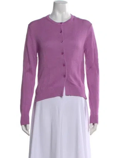 Pre-owned Kule Crew Neck Sweater In Purple