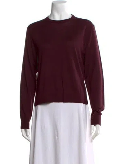 Pre-owned Kule Crew Neck Sweater In Purple