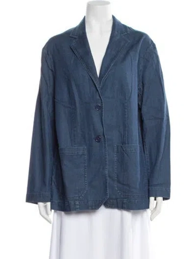 Pre-owned Kule Denim Jacket In Blue