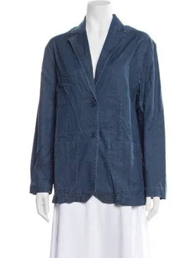 Pre-owned Kule Denim Jacket In Blue