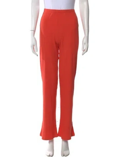 Pre-owned Kule Flared Pants In Orange