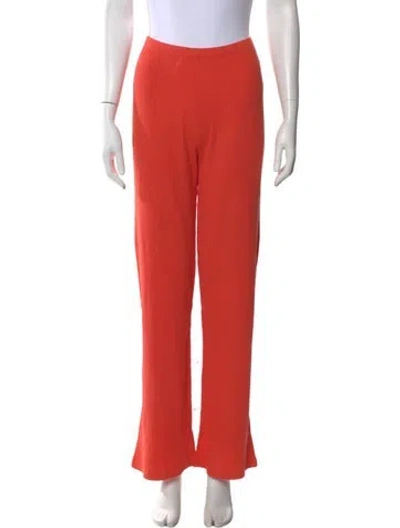 Pre-owned Kule Flared Pants In Orange