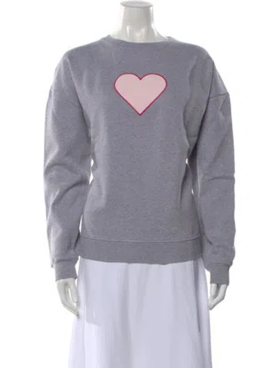 Pre-owned Kule Graphic Print Crew Neck Sweatshirt In Multi