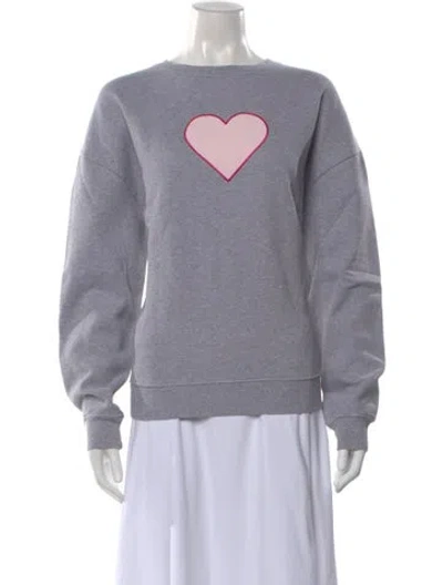Pre-owned Kule Graphic Print Crew Neck Sweatshirt In Multi