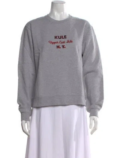 Pre-owned Kule Graphic Print Crew Neck Sweatshirt In Multi