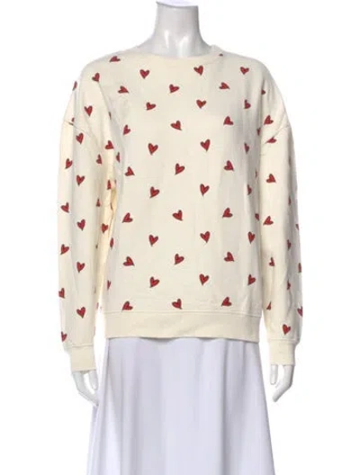 Pre-owned Kule Graphic Print Crew Neck Sweatshirt In Neutral