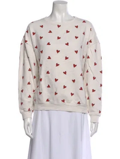 Pre-owned Kule Graphic Print Crew Neck Sweatshirt In Neutral