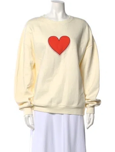 Pre-owned Kule Graphic Print Crew Neck Sweatshirt In Neutral