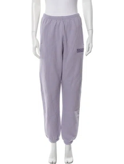 Pre-owned Kule Graphic Print Sweatpants W/ Tags In Purple