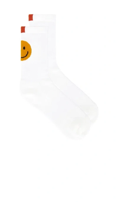 Kule Happy Face 短袜 In Neutral