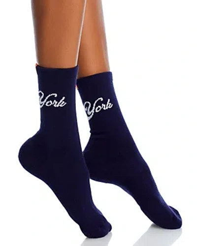 Kule Hello New York Socks In Blue