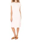 Kule Honor Dress In Shell/white In Multi