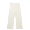 Kule Kelli Wide Leg Pants In Cream In White