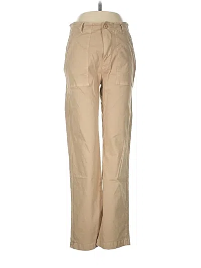 Pre-owned Kule Khaki Pant In Tan