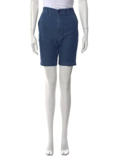 Pre-owned Kule Knee-length Shorts In Blue