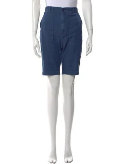 Pre-owned Kule Knee-length Shorts In Blue