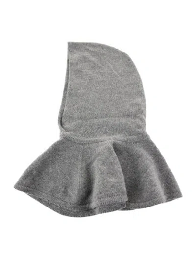 Pre-owned Kule Knit Winter Hood In Gray