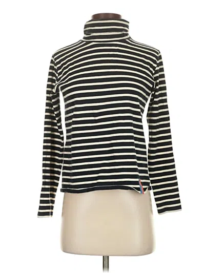 Pre-owned Kule Long Sleeve Turtleneck In Black