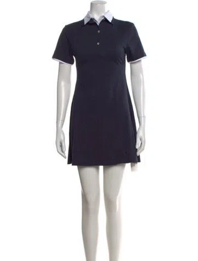 Pre-owned Kule Mini Dress In Blue