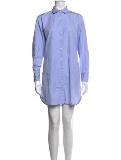 Pre-owned Kule Mini Dress In Blue