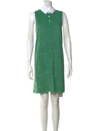 Pre-owned Kule Mini Dress In Green
