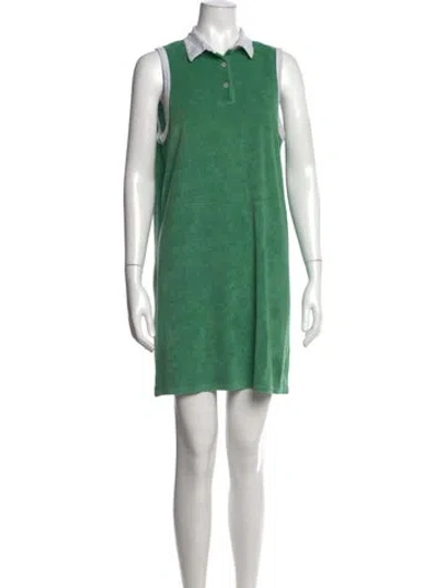 Pre-owned Kule Mini Dress In Green