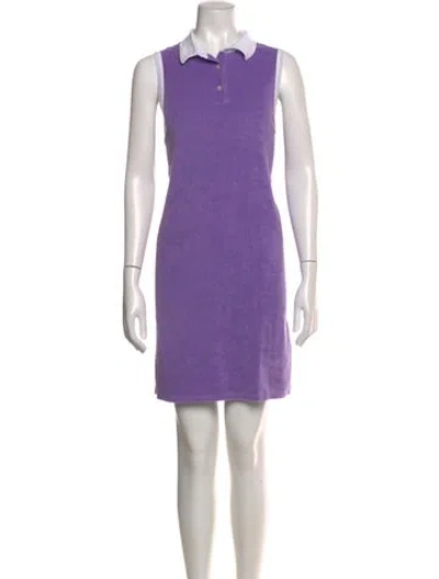 Pre-owned Kule Mini Dress In Purple
